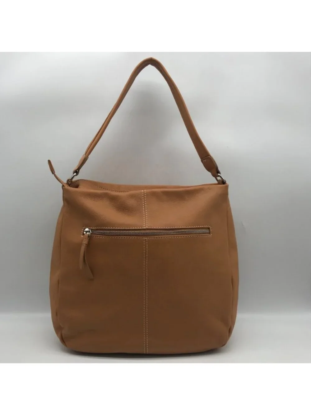 Unbranded Tan Leather Hobo Crossbody